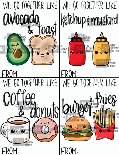 Printable Dynamic Duos Valentines