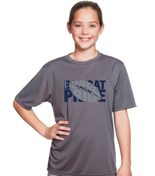 Jr. Bobcat Pride Youth Dry Fit Shirt