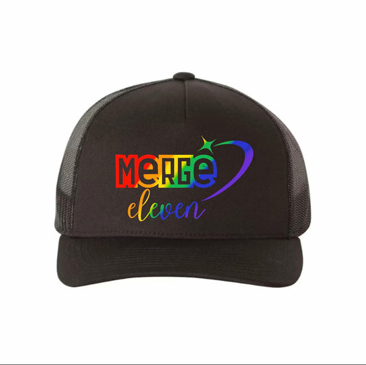 Merge Eleven Rainbow Snapback Hat