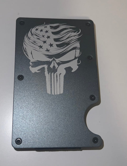 Trump Punisher Metal Wallet w/ Clip