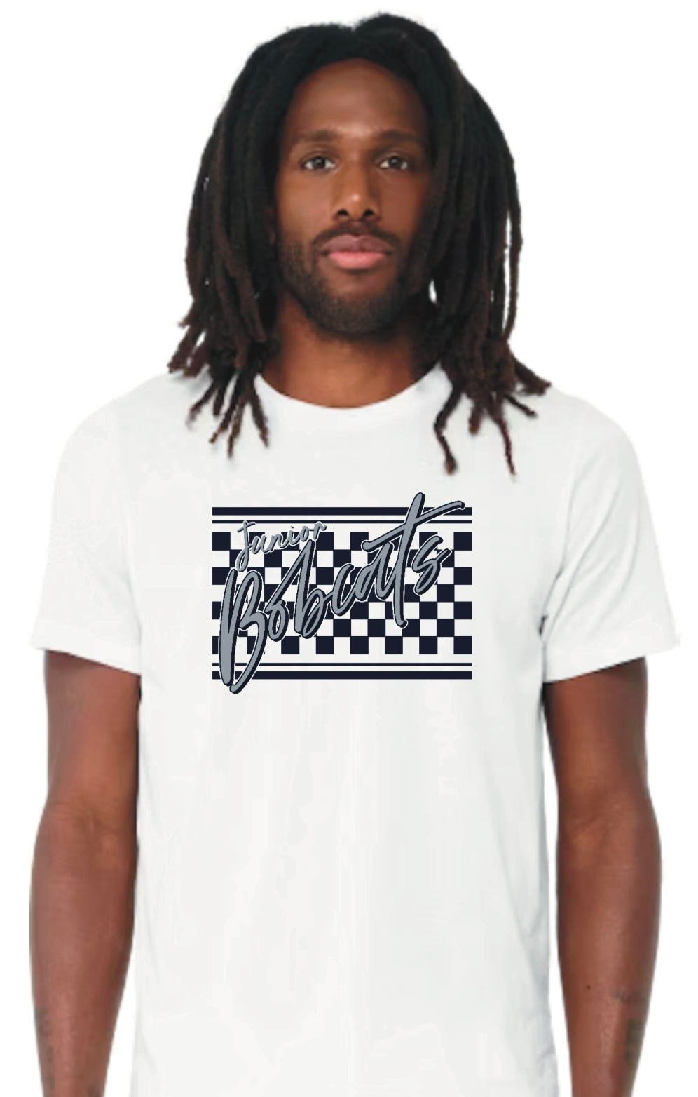 Jr. Bobcats Checkered T-Shirt