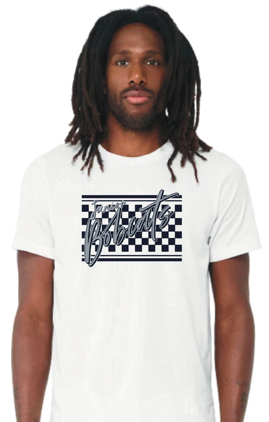 Jr. Bobcats Checkered T-Shirt