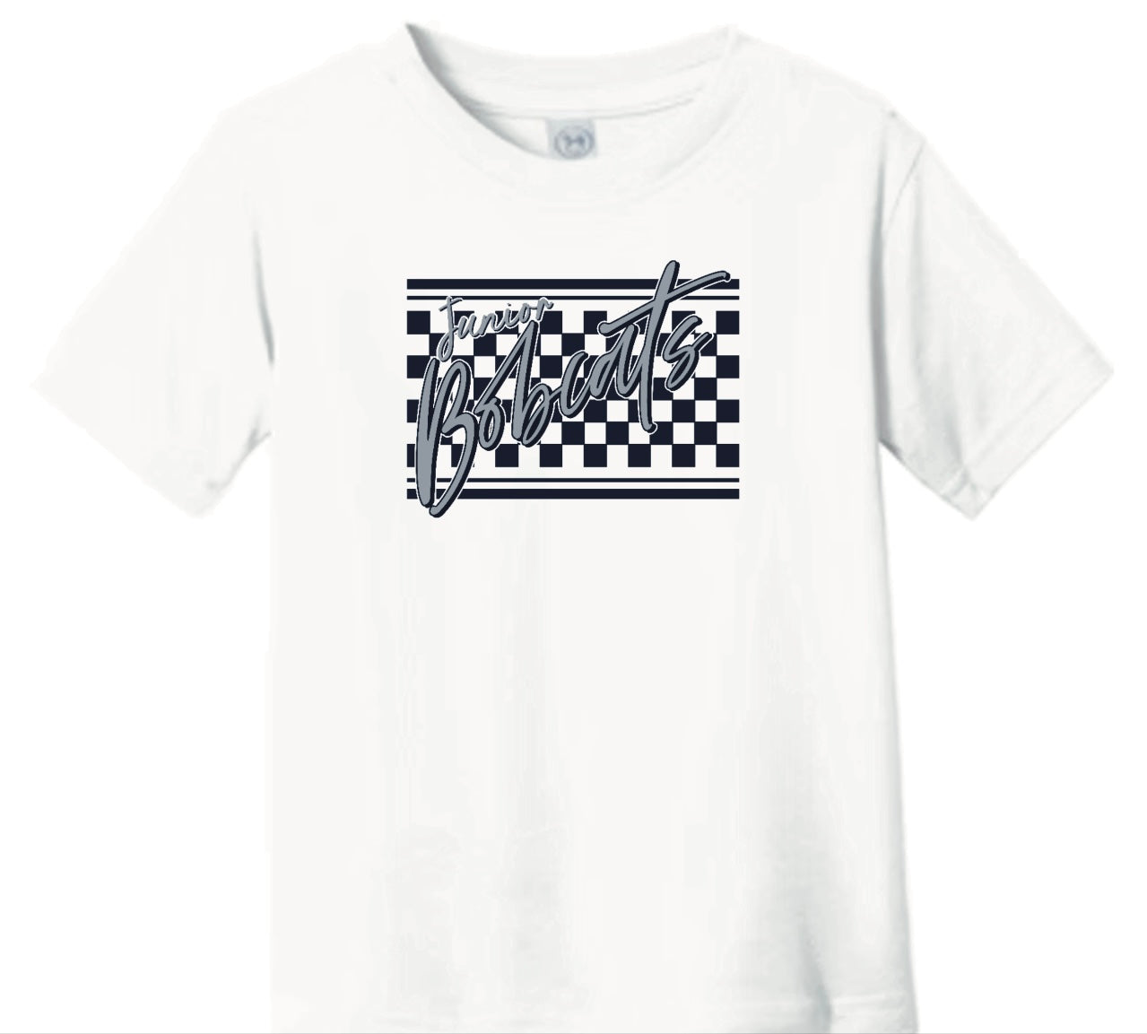 Jr. Bobcats Checkered Toddler T-Shirt