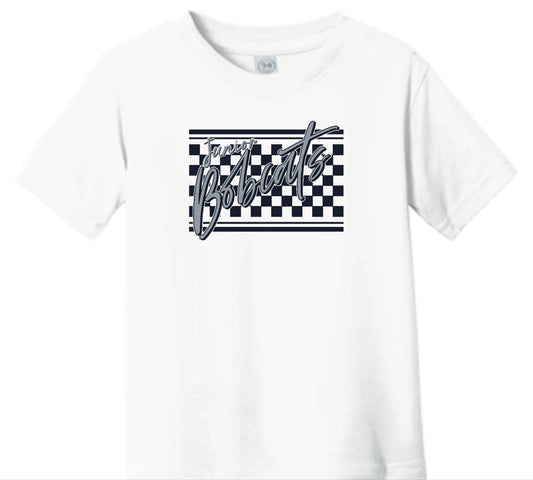 Jr. Bobcats Checkered Toddler T-Shirt