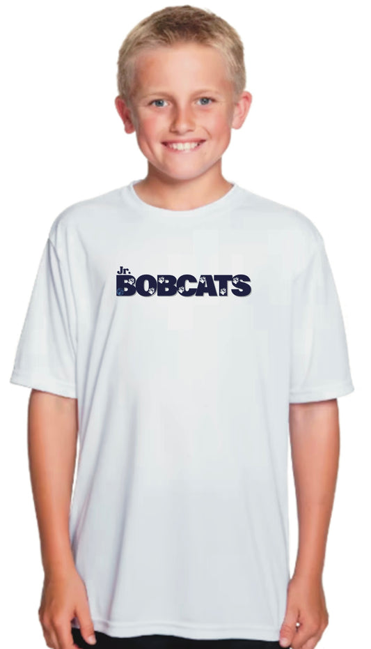 Jr. Bobcats Tracks Youth Dry Fit Shirt