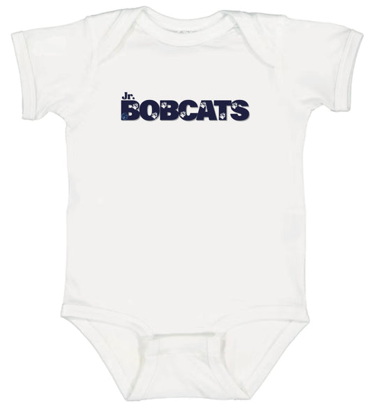 Jr. Bobcats Tracks Onesie