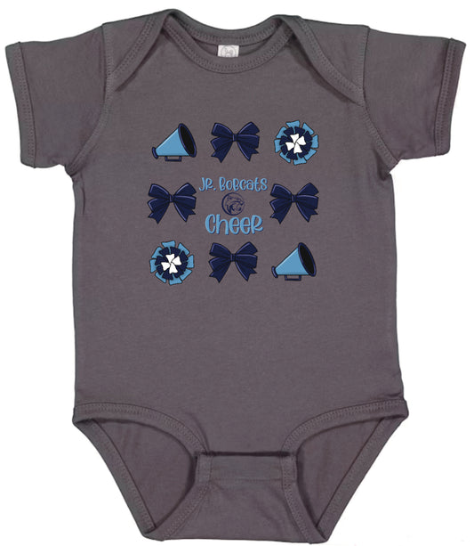 Jr. Bobcats Cheer Coquette Onesie