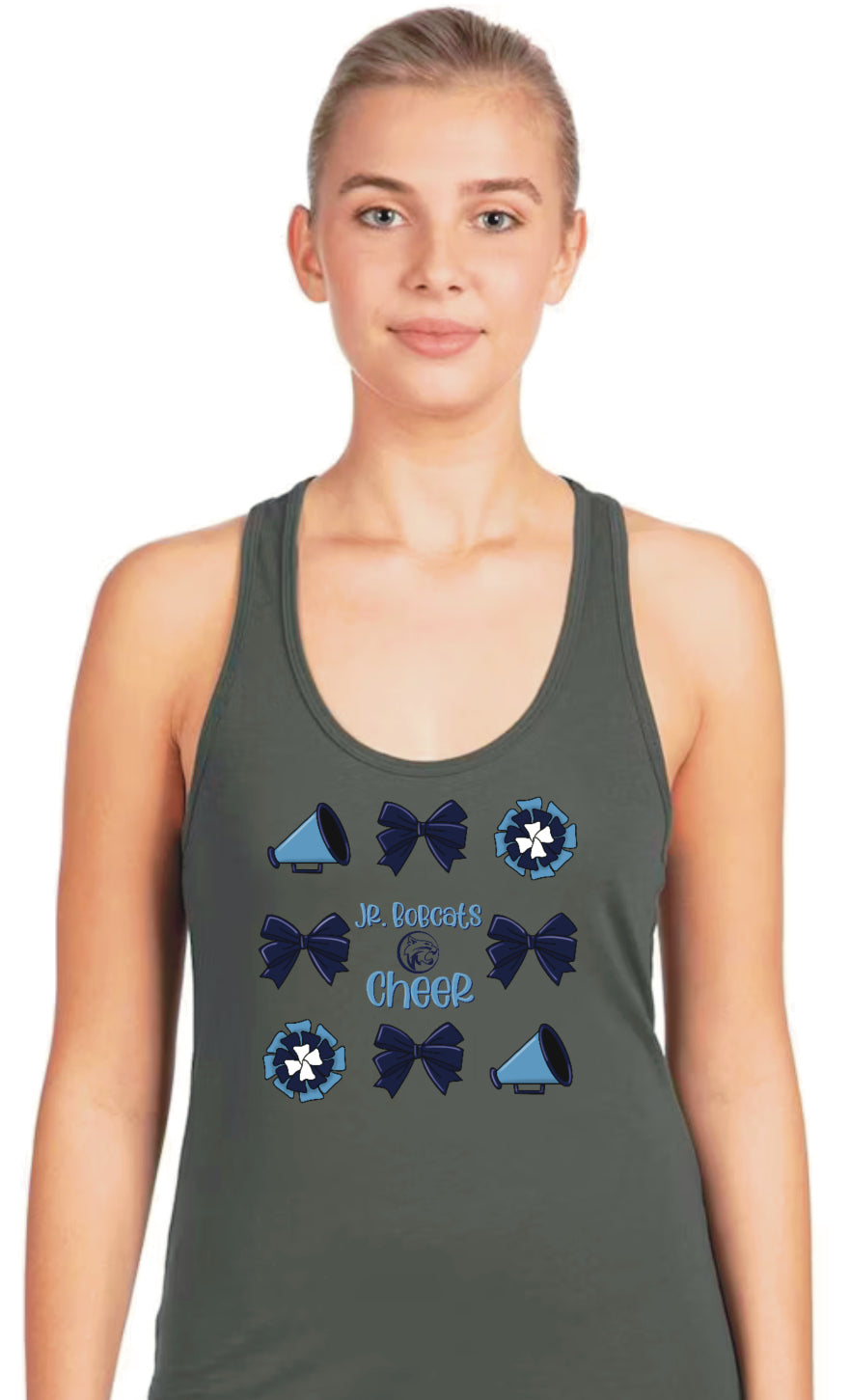 Jr. Bobcats Cheer Coquette Women's Tank Top