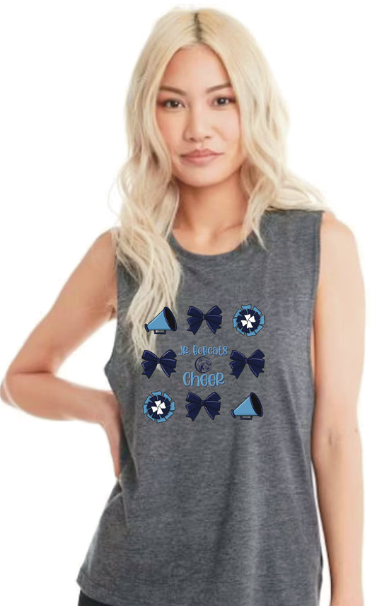 Jr. Bobcats Cheer Coquette Women's Tank Top