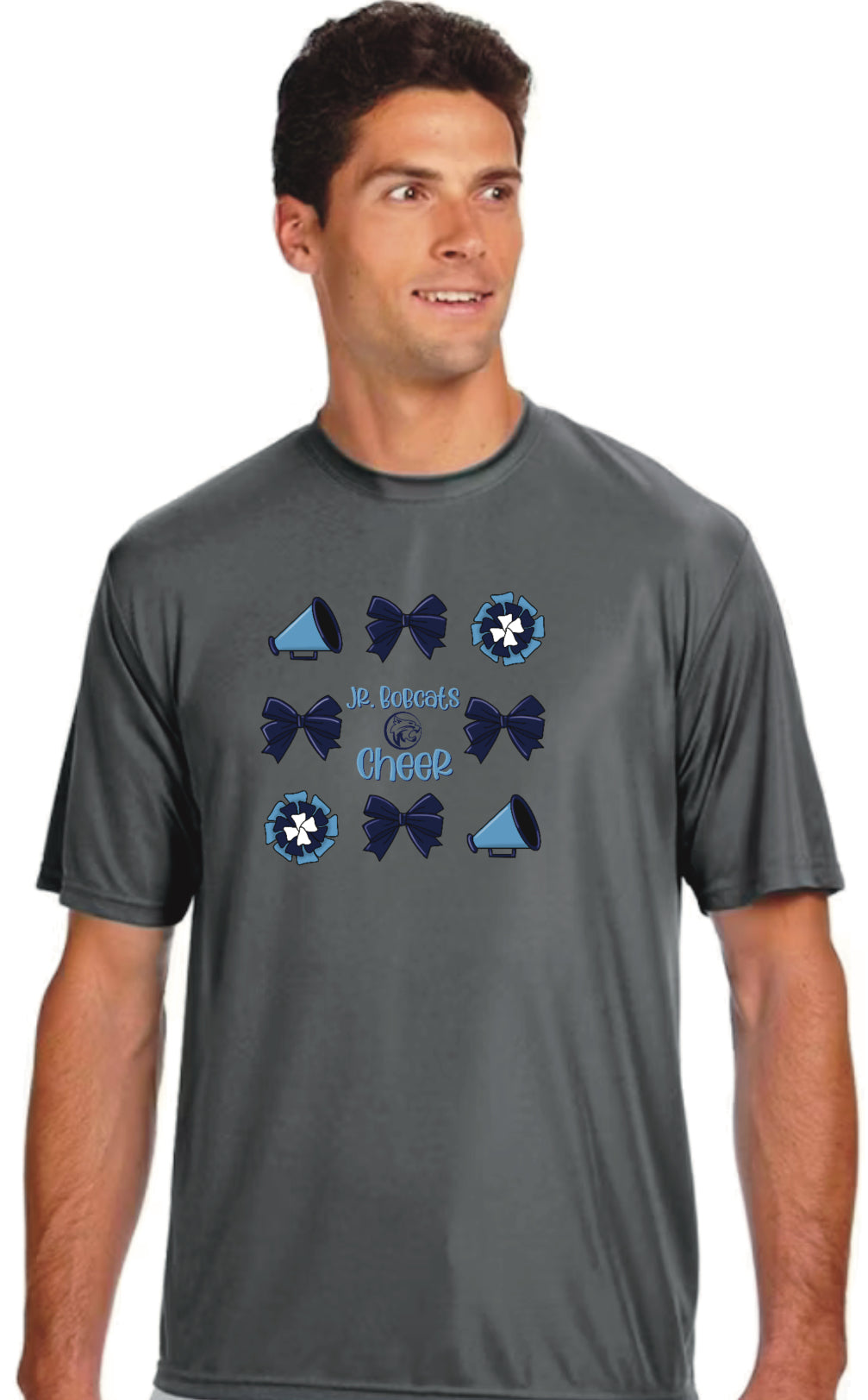 Jr. Bobcats Cheer Coquette Dry Fit T-Shirt
