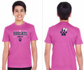 Youth Dry-fit Jr. Bobcats Cheer Shirt