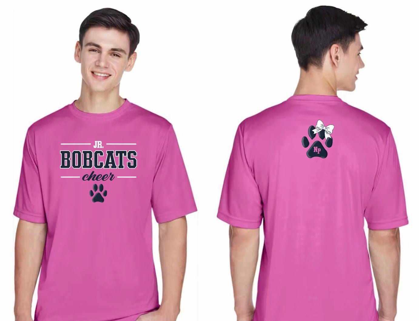 Dry-fit Jr. Bobcats Cheer Shirt