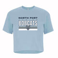 Jr. Bobcats Varsity Stripes Crop Tee