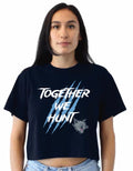 Together We Hunt Ladies' Crop Tee