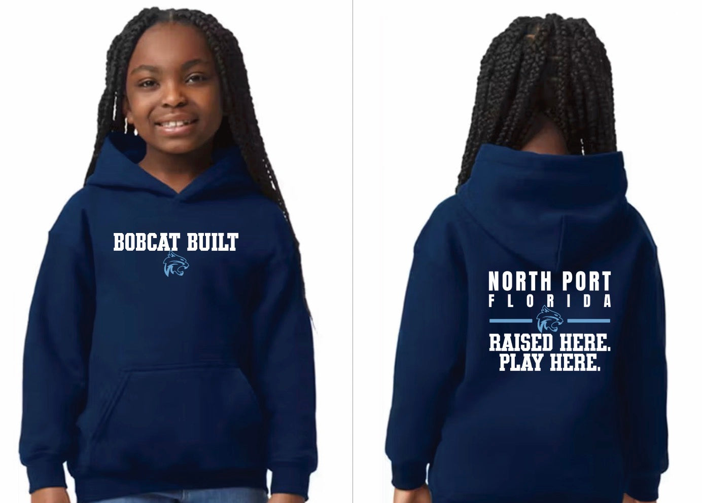 Youth Bobcat Built Hoodie