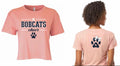 Jr. Bobcats Cheer Crop Tee