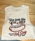 Hot Dog Muscle Tank Top