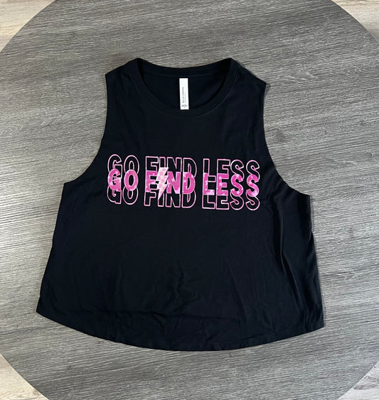 Go Find Less Crop Tank