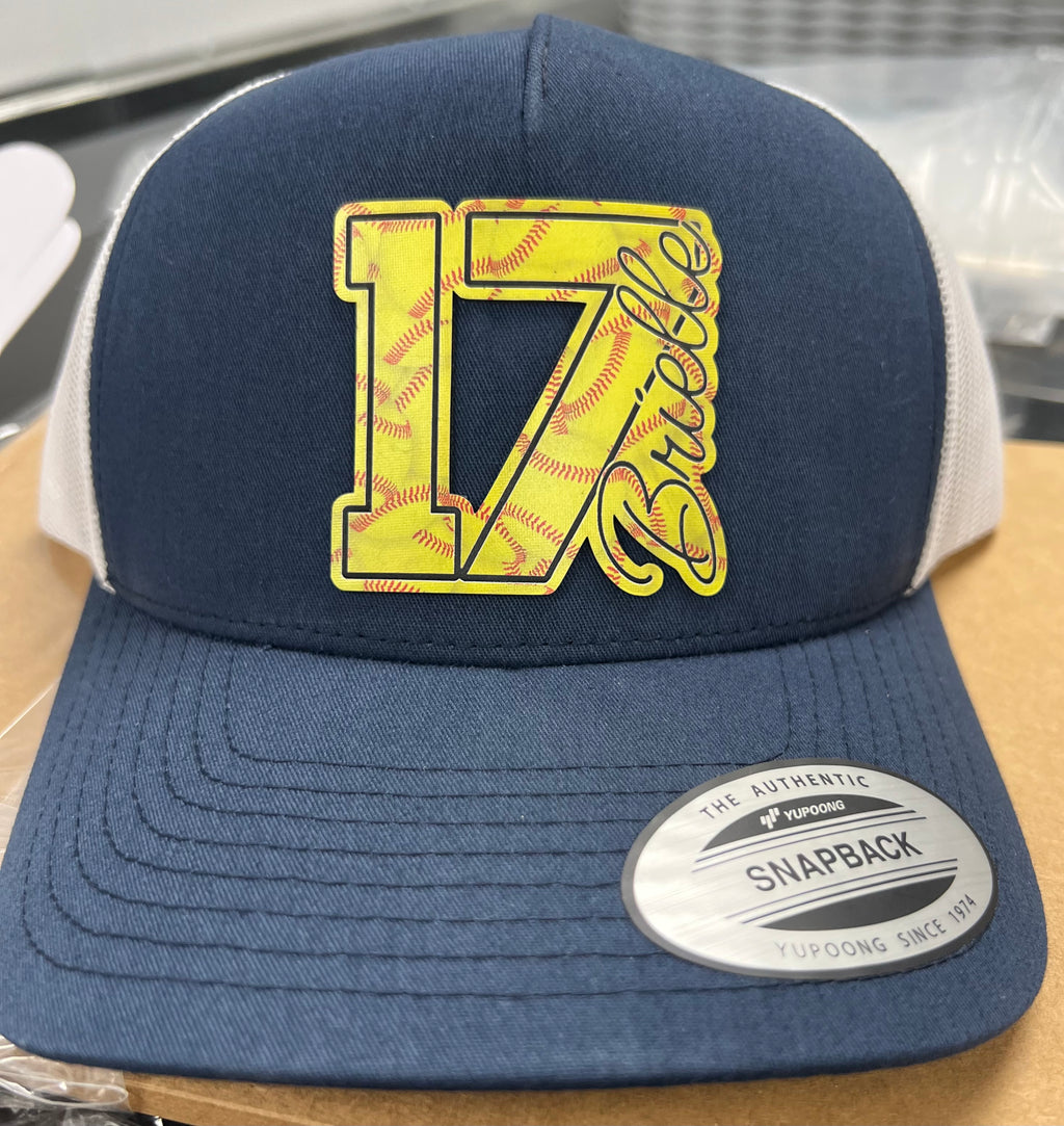 Custom Sports Number Hat