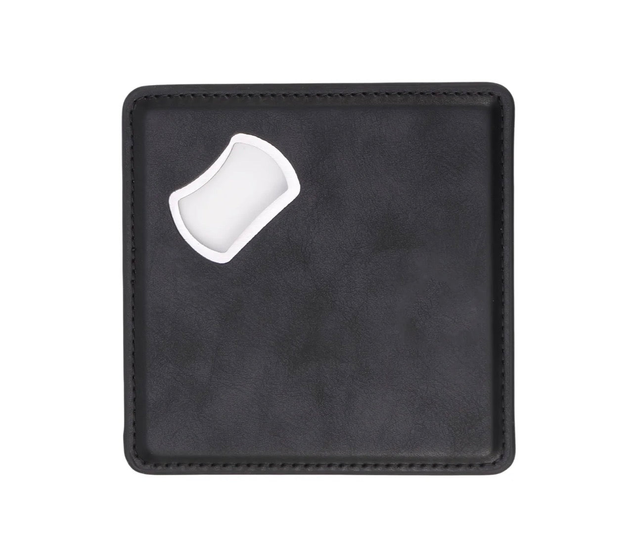 Personalized Coaster with Bottle Opener