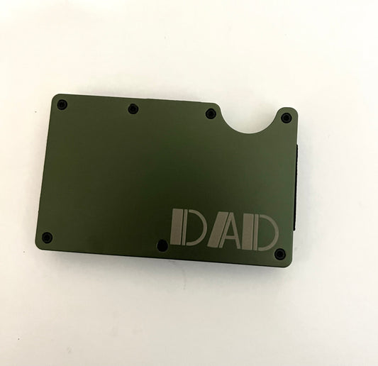 Dad Metal Wallet w/ Clip
