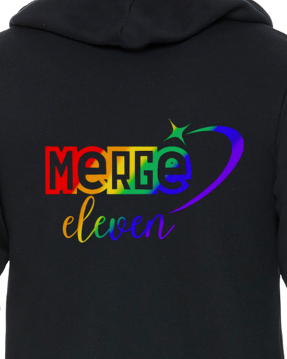 Zip Up Rainbow Hoodie